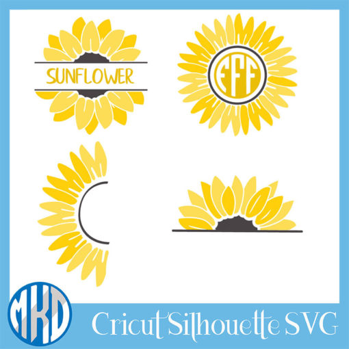 Sunflower Svg Free,Free Sunflower Svg,Half Sunflower Svg Free ...