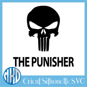 The Punisher Logo SVG Free DXF EPS Digitial Download | Misskyliedesign