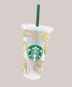 more butterfly full wrap starbucks svg Cold