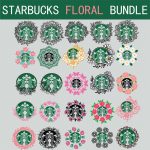 Floral Svg,Floral Svg Bundle,Floral Starbucks Svg,25 Flowers Svg,For Starbucks Cold Cup