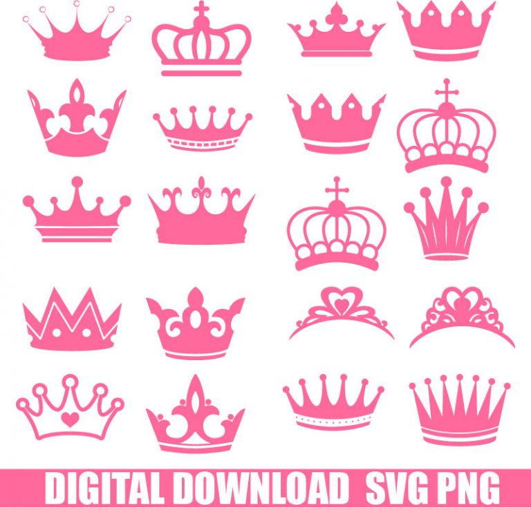 Crown SVG,Crown SVG Bundle,King Crown SVG,Queen Crown svg,Princess ...