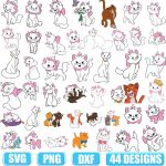 Aristocats svg,marie aristocats svg