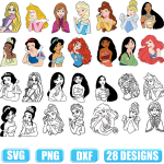 disney princess svg,elsa svg,anna svg