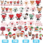 Baby benito Christmas svg,sin ti svg,Bad Bunny heart svg