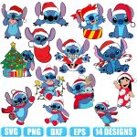 Christmas Stitch svg,Chritmas cartoon svg,Chritmas svg