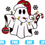 Spooky Christmas Svg,Christmas Ghost Svg,Christmas svg