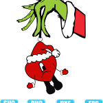 Bad Bunny heart svg,Baby benito Christmas svg,Sin Ti SVG