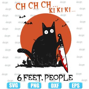 black cat 6 feet people,halloween svg,halloween svg images,halloween shirt svg