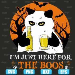 cat beer im just here for the boos halloween,halloween svg,halloween svg images