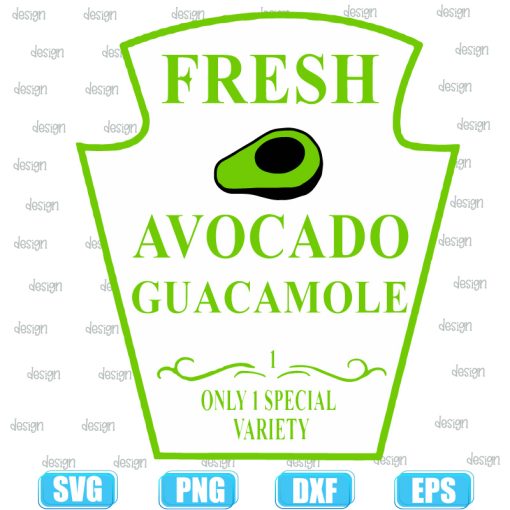 Fresh Avocado Guacamole Condiment Family Halloween