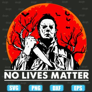 no lives matter michael myers halloween moon,halloween svg,halloween svg images
