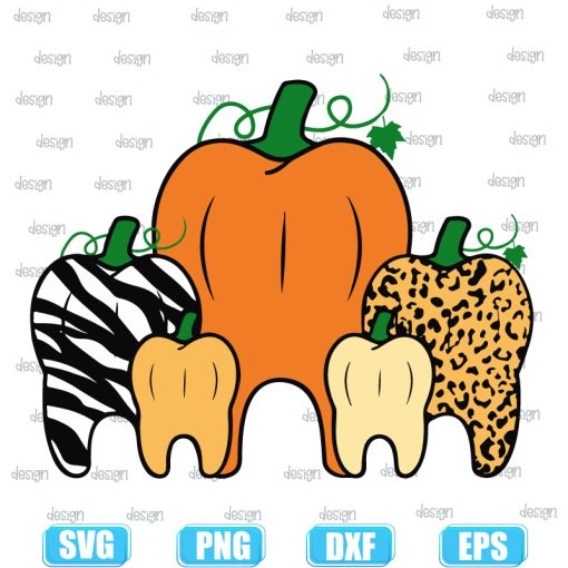 Pumpkin Teeth Dental Halloween