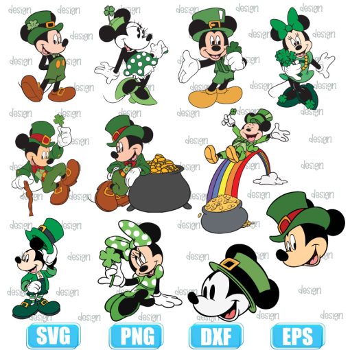 Retro St. Patricks Mouse bundle