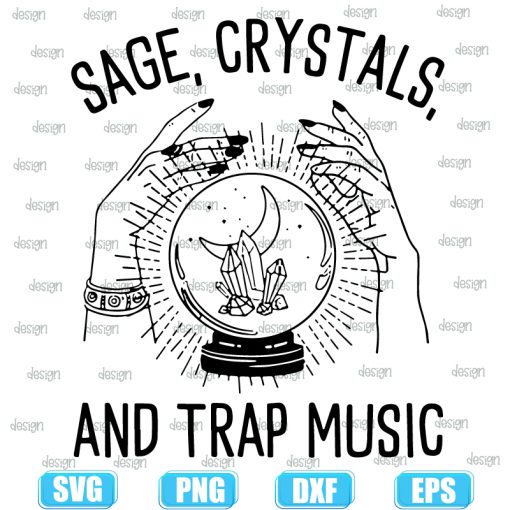 Sage Crystals And Trap Music Witch Spells Chakra Healing
