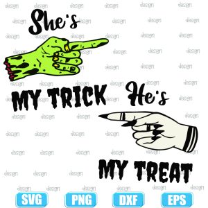 shes my trick hes my treat,halloween svg,halloween svg images,halloween shirt svg