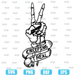 skeleton hand creeping it real halloween,halloween svg,halloween svg images,halloween shirt svg