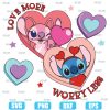 Stitch valentine love more