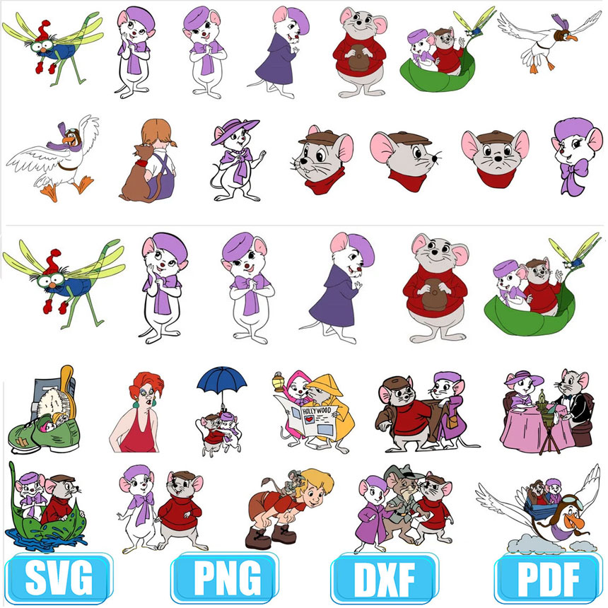 The Rescuers svg,cartoon svg