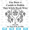 This Witch Needs Wine Wiccan Cheeky Witch