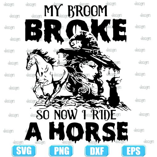 Witch My Broom Horse