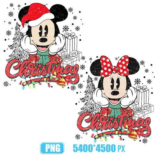 Mickey and minnie mouse Christmas light