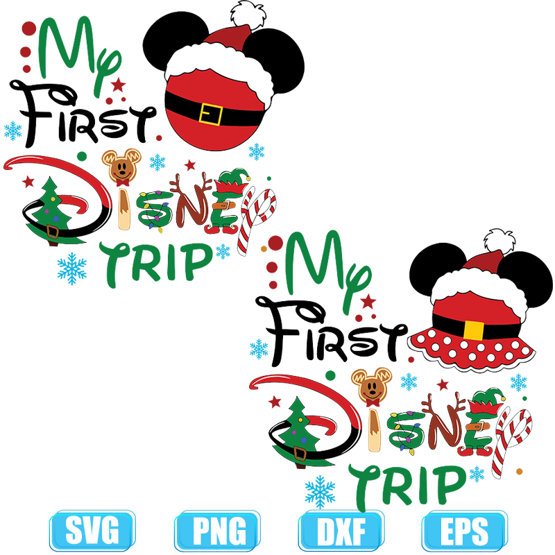 my first disney trip mickey mouse svg