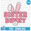 Sister Bunny Easter Day Girl
