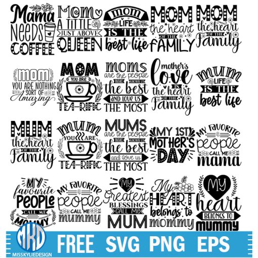 Mom SVG Bundle Mothers Day 28736617