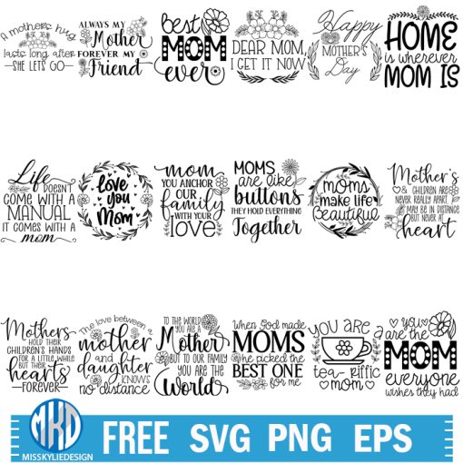 Mothers Day SVG Bundle Mom 28374192